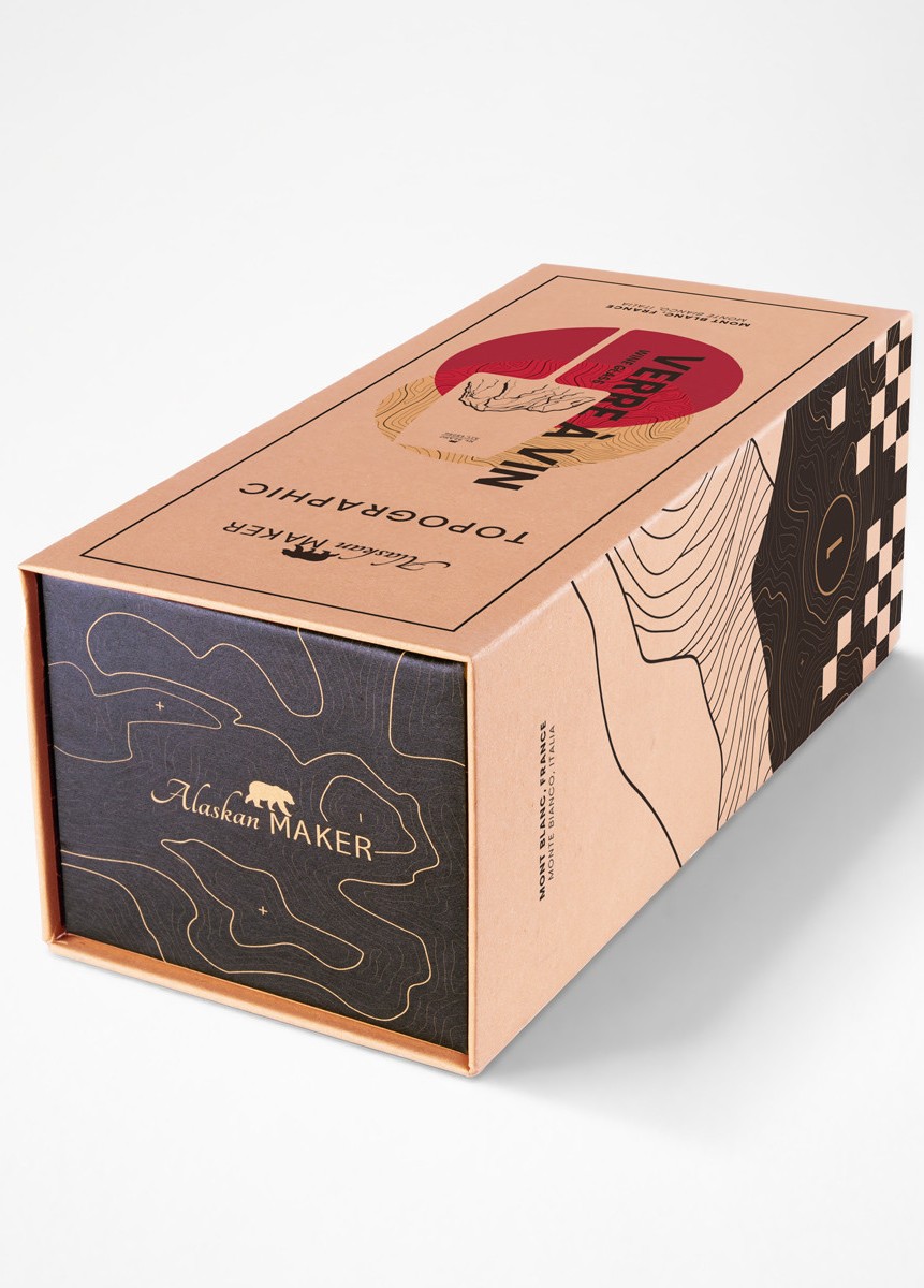 Coffret verre à vin TOPOGRAPHIC — expérience d'ouverture